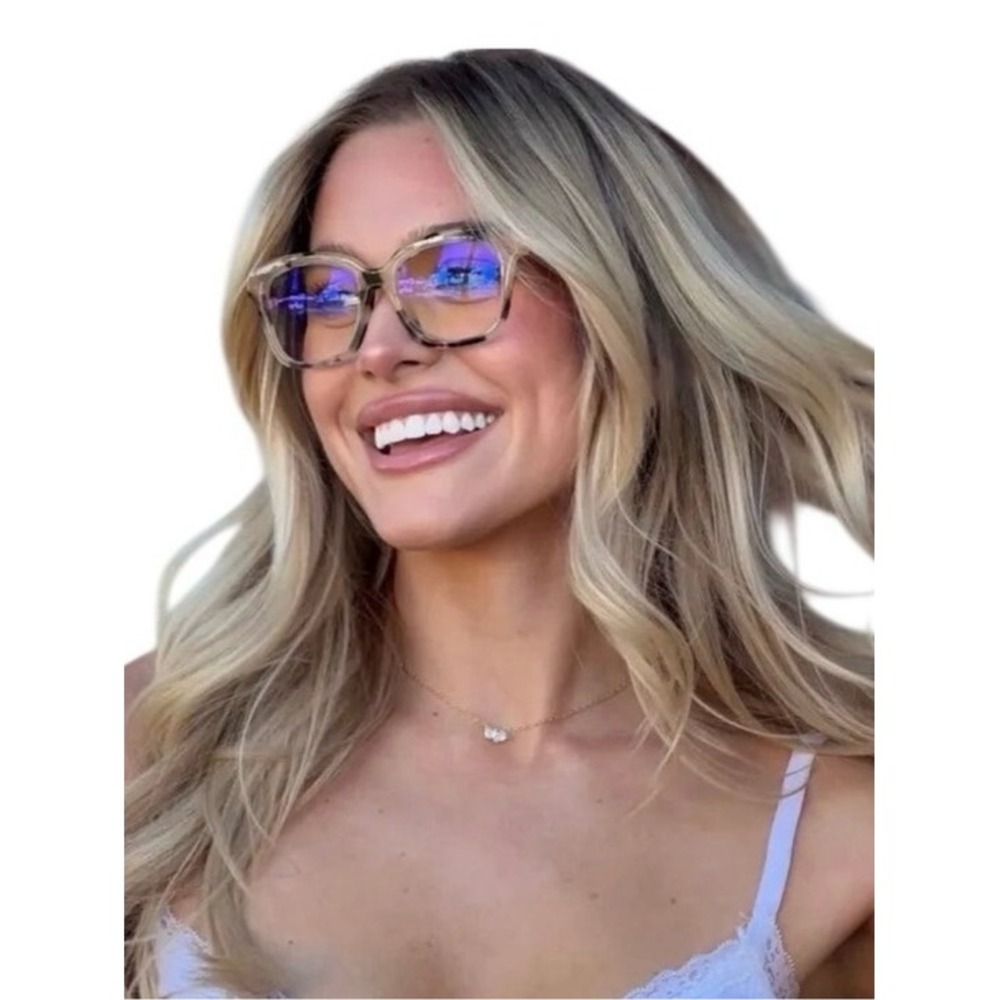 DIFF Eyewear Women Eyeglasses Frames Bella Tortoise As Is Glasses Lenses Left In